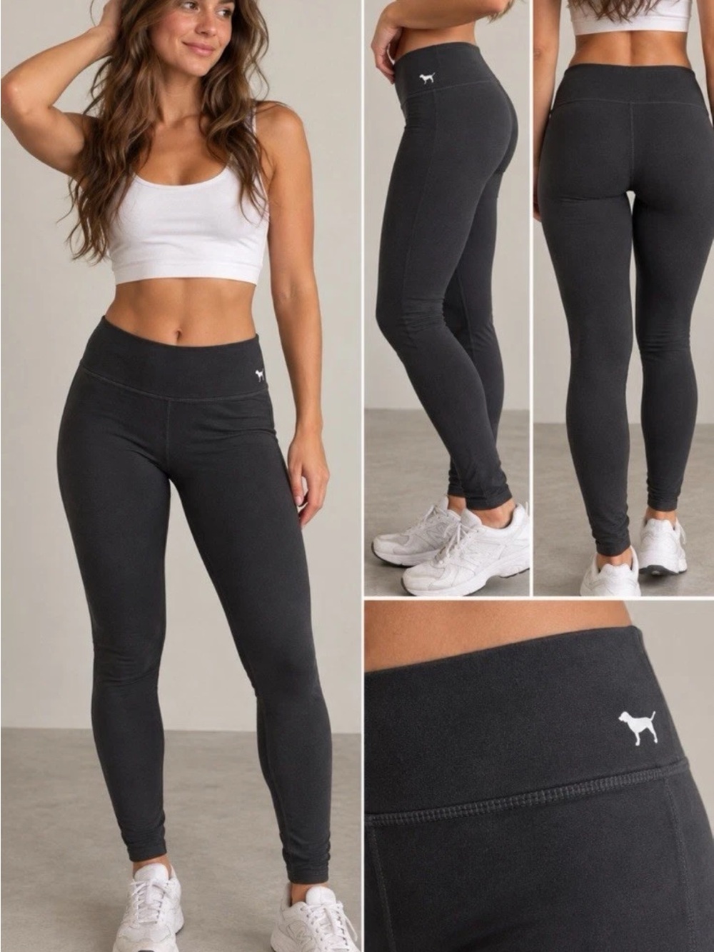 Victoria's Secret Charcoal High-Waist Leggings